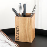 Personalised Wooden Stationery Holder - Stationery at Gift Moments