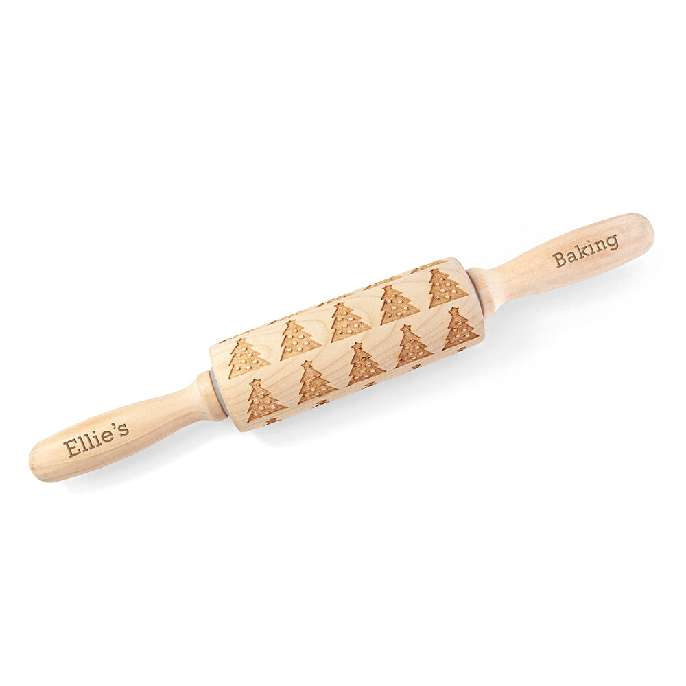 Personalised Kids Christmas Tree Rolling Pin: 5 - Tools By Gift Moments