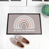 Personalised Neutral Rainbow Doormat - Doormats at Gift Moments