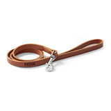 Personalised Classic Brown Leather Dog Leads - Pet Products at Gift Moments