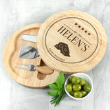 Personalised Extra Mature Cheese Board Set: 5 - Cheese Boards By Gift Moments