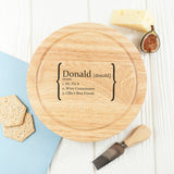 Personalised Your Definition Cheese Board Set - Cheese Boards at Gift Moments