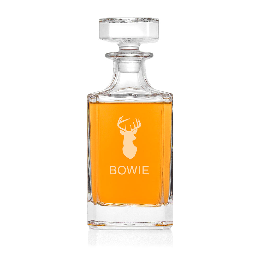 Personalised Classic Stag Decanter: 4 - Barware By Gift Moments