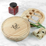 Personalised Mr & Mrs Cheese Board Set: 1 - Cheese Boards By Gift Moments