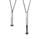 Personalised Men's Hidden Message Capsule Necklace - Jewellery at Gift Moments