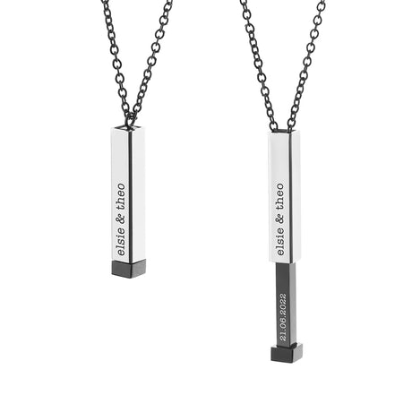 Personalised Men's Hidden Message Capsule Necklace - Jewellery at Gift Moments