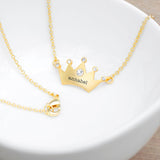 Personalised Princess Crown Necklace for Kids: 3 - Necklaces By Gift Moments