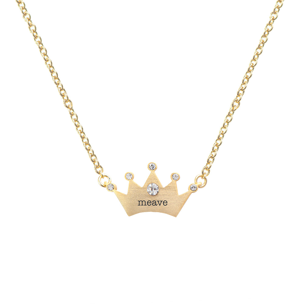 Personalised Princess Crown Necklace for Kids: 9 - Necklaces By Gift Moments