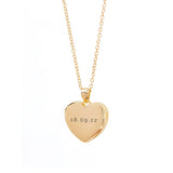 Personalised Heart Photo Locket Necklace: 14 - Necklaces By Gift Moments