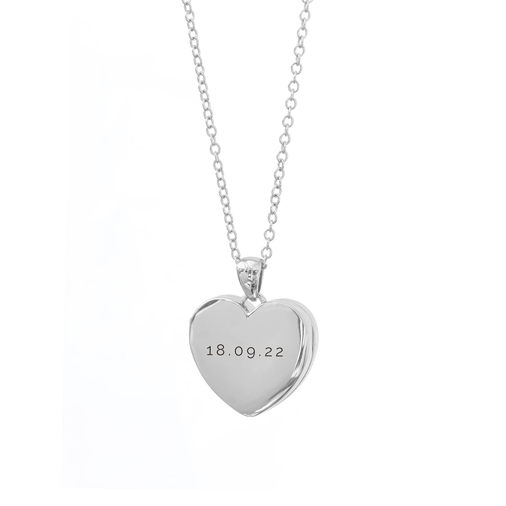 Personalised Heart Photo Locket Necklace: 13 - Necklaces By Gift Moments