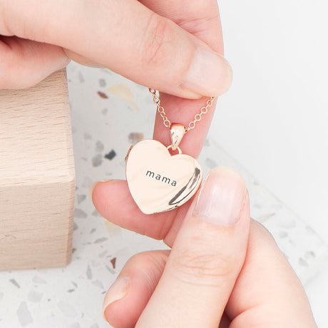 Personalised Heart Photo Locket Necklace - Jewellery at Gift Moments