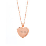 Personalised Heart Photo Locket Necklace: 15 - Necklaces By Gift Moments