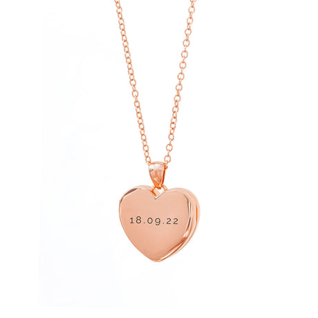 Personalised Heart Photo Locket Necklace - Jewellery at Gift Moments