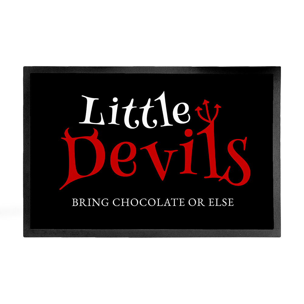 Personalised Halloween Little Devils Doormat - Doormats at Gift Moments