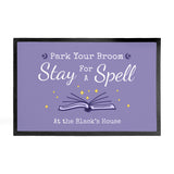 Personalised Halloween Spell Book Doormat - Doormats at Gift Moments