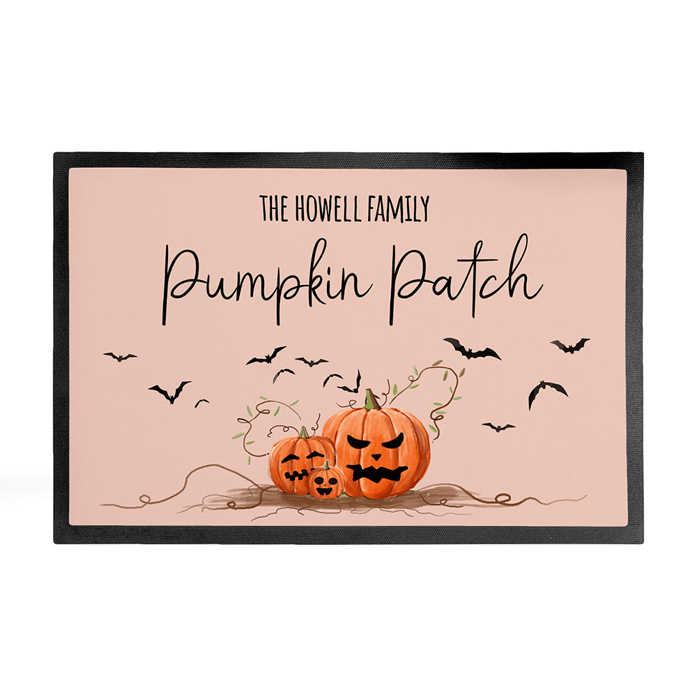 Personalised Halloween Pumpkin Patch Doormat - Doormats at Gift Moments