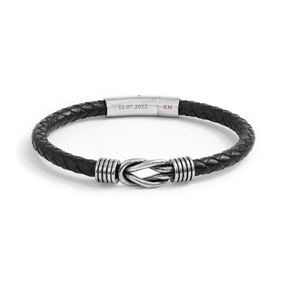 Personalised Men’s Infinity Knot Bracelet: 5 - Bracelets By Gift Moments