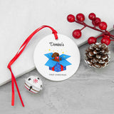 Personalised Dog’s First Christmas Ornament - Christmas Decorations at Gift Moments