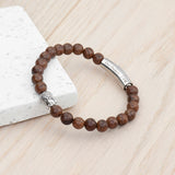 Personalised Men’s Wooden Buddha Bracelet: 6 - Bracelets By Gift Moments