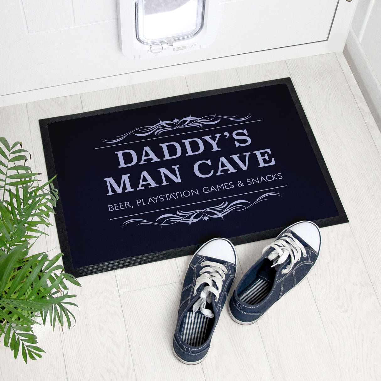 Personalised Dad’s Man Cave Doormat: 2 - Doormats By Gift Moments