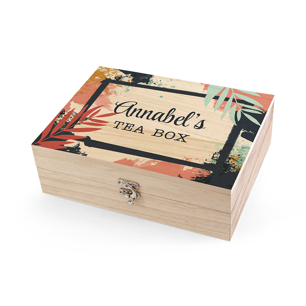 Personalised Botanical Tea Box Selection - Tea Boxes at Gift Moments