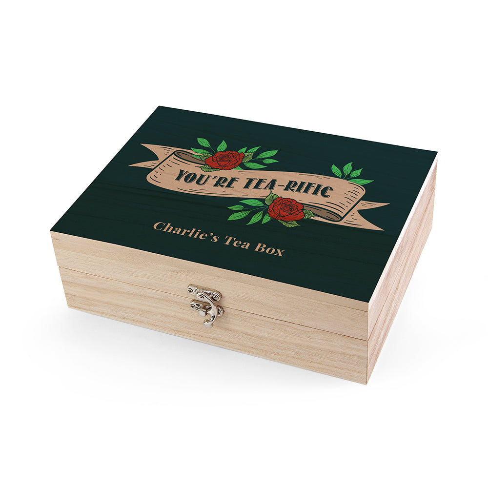 Personalised Tea-rific Tea Box Selection - Tea Boxes at Gift Moments