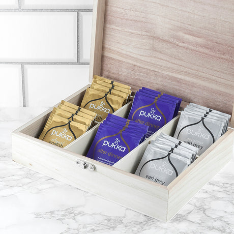 Personalised Floral Tea Selection Box - Tea Boxes at Gift Moments