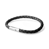 Personalised Men's Infinity Capsule Leather Bracelet - Bracelets at Gift Moments