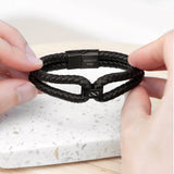 Men’s Infinity Dual Leather Bracelet: 11 - Bracelets By Gift Moments