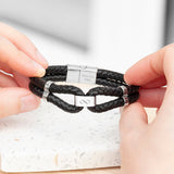 Men’s Infinity Dual Leather Bracelet: 7 - Bracelets By Gift Moments