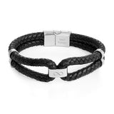 Men’s Infinity Dual Leather Bracelet: 14 - Bracelets By Gift Moments