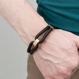 Men’s Infinity Dual Leather Bracelet: 6 - Bracelets By Gift Moments