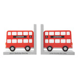 Personalised Kids London Bus Bookends - Bookends at Gift Moments