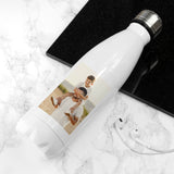 Personalised Photo Stainless Steel Water Bottle Default Title - Water Bottles at Gift Moments