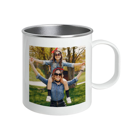 Personalised Photo Stainless Steel Mug Default Title - Metal Outdoor Mugs at Gift Moments