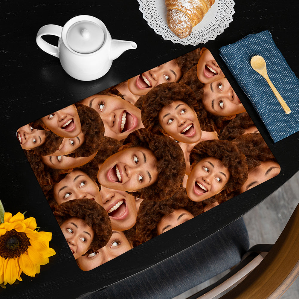 Personalised Face Photo Placemat Default Title - Placemats at Gift Moments