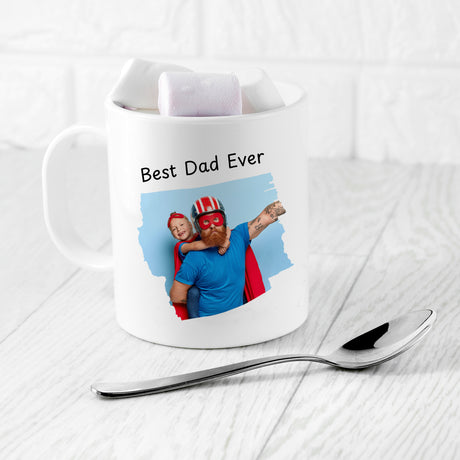 Personalised Tough Dad Photo Polymer Mug: 1 - Mugs By Gift Moments