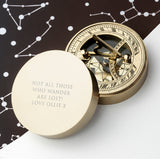 Personalised Adventurer's Brass Sundial and Compass - Compasses at Gift Moments