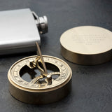 Personalised Adventurer's Brass Sundial and Compass - Compasses at Gift Moments