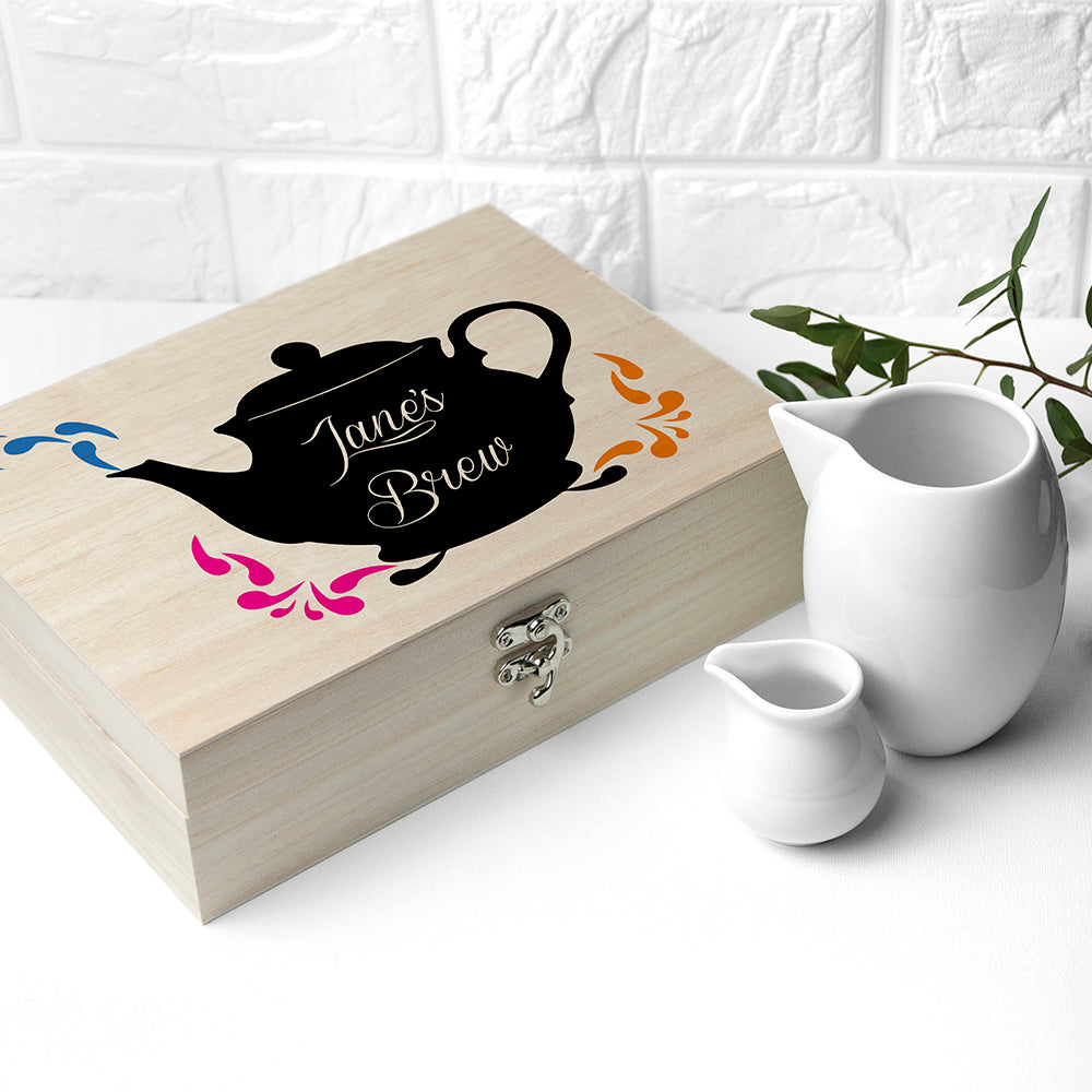 Personalised My Favourite Brews Tea Box Selection - Tea Boxes at Gift Moments