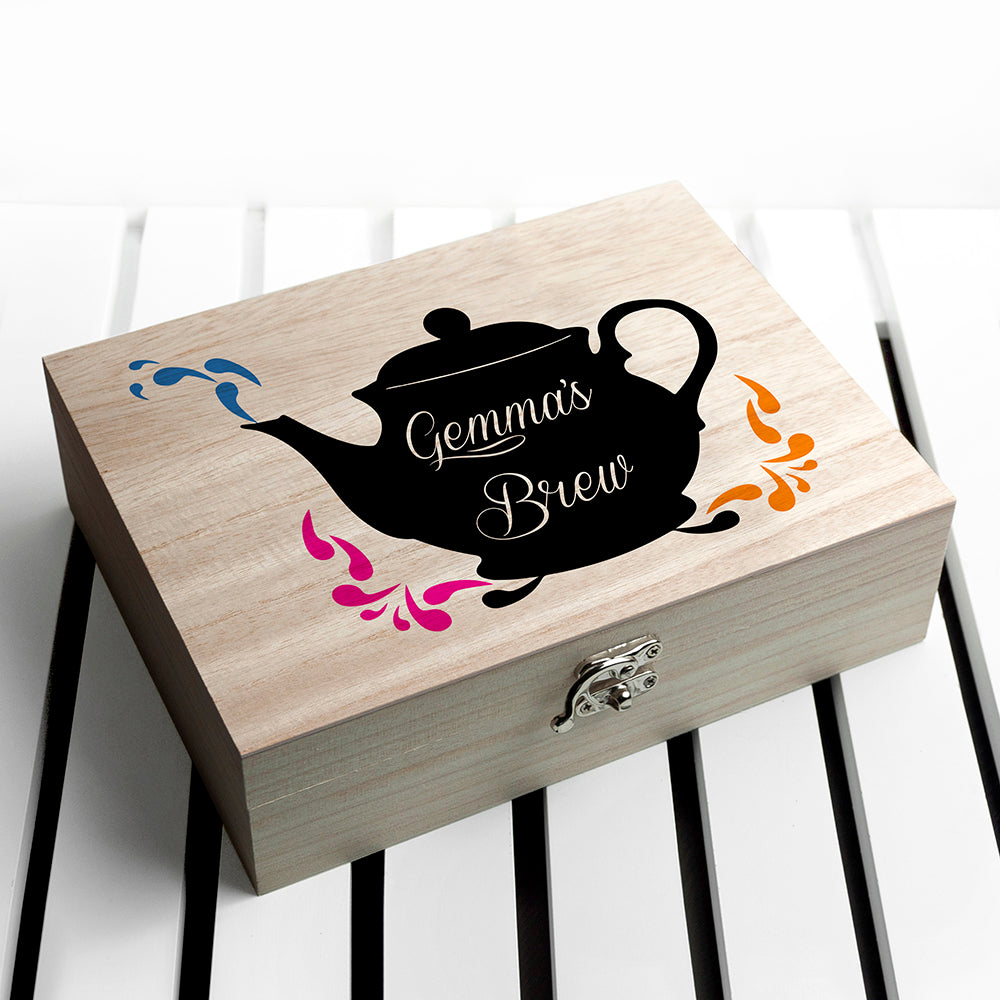 Personalised My Favourite Brews Tea Box Selection - Tea Boxes at Gift Moments