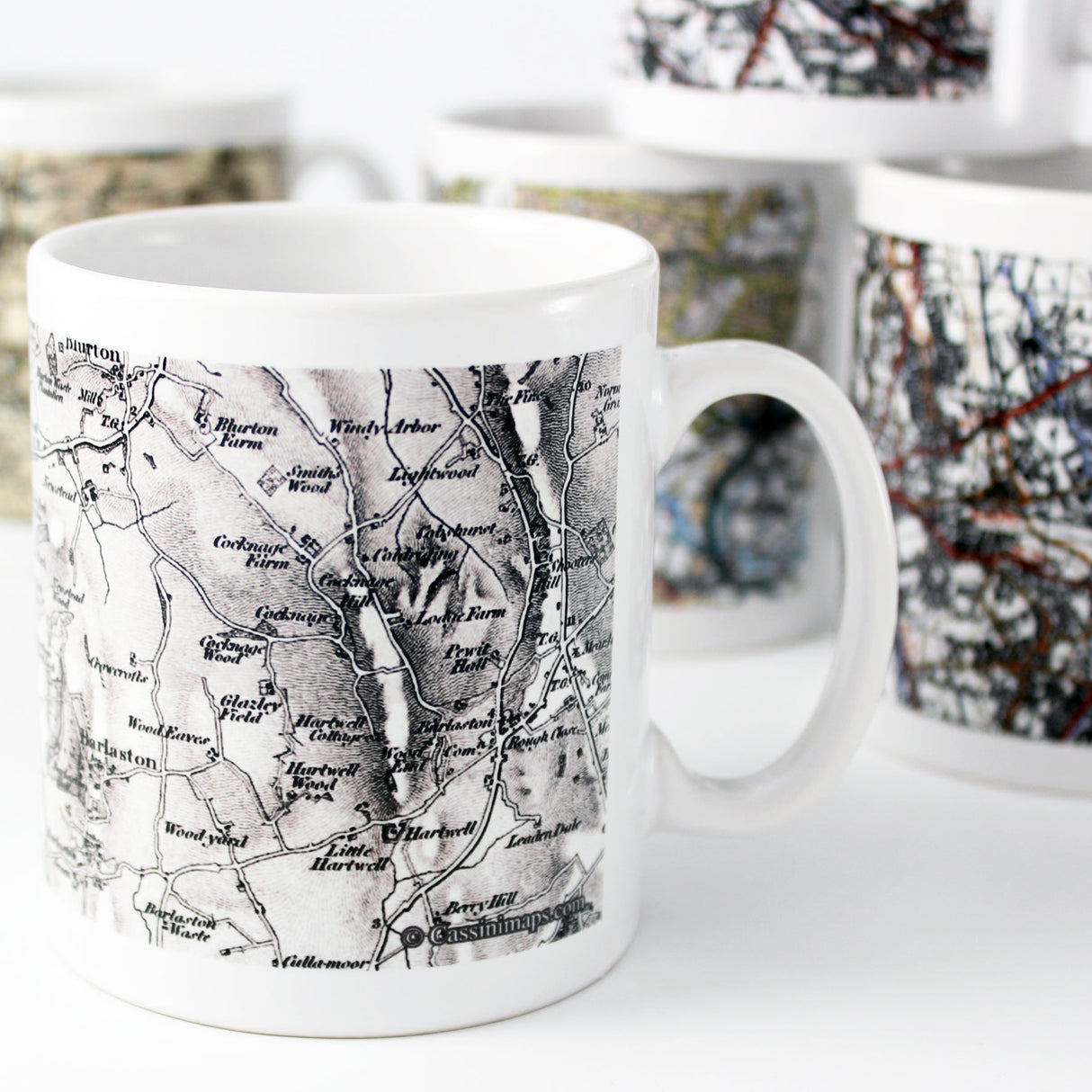 Personalised Old Series Map Mug 1805-1874: 2 - Mugs By Gift Moments