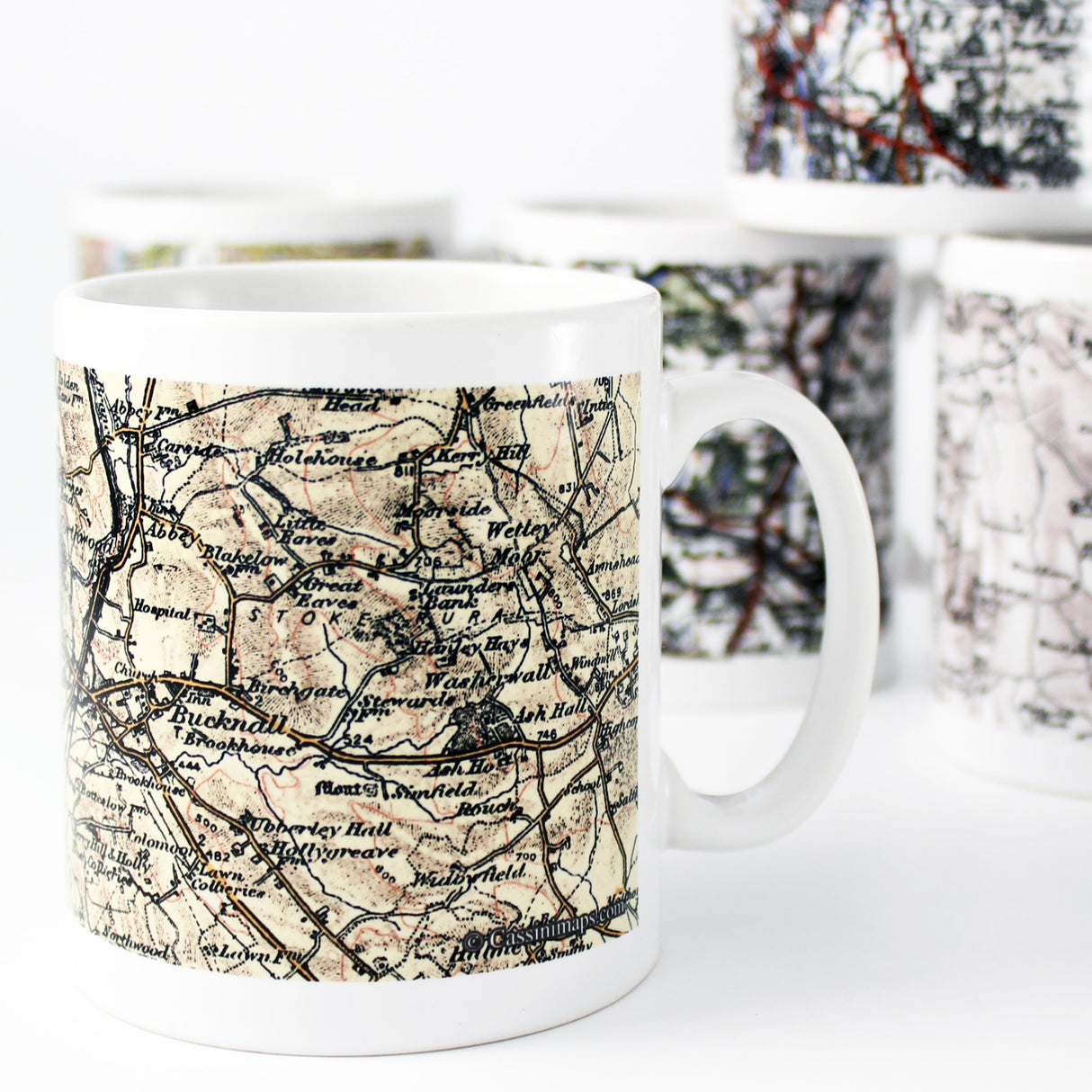 Personalised Vintage Map Mug 1896-1904: 2 - Mugs By Gift Moments