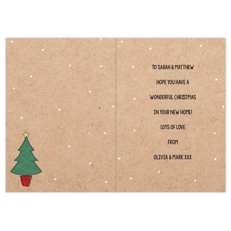 Personalised 1st Christmas New Home Card: 4 - Greeting Cards By Gift Moments