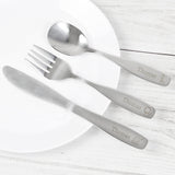 Personalised Children’s 3 Piece Cutlery Set: 12 - Animal Friends - Cutlery Sets By Gift Moments