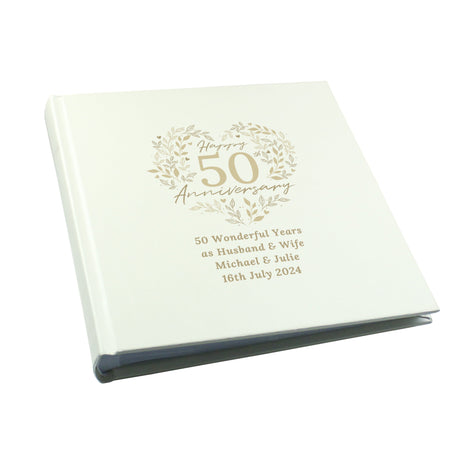 Personalised 50th Golden Anniversary Photo Album: 5 - Photo Albums By Gift Moments