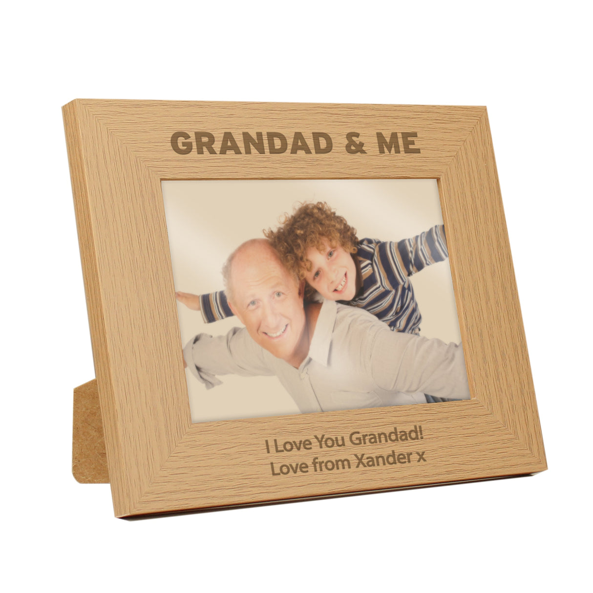 Personalised Grandad & Me Photo Frame 5x7: 4 - Photo Frames By Gift Moments