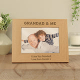 Personalised Grandad & Me Photo Frame 5x7: 1 - Photo Frames By Gift Moments