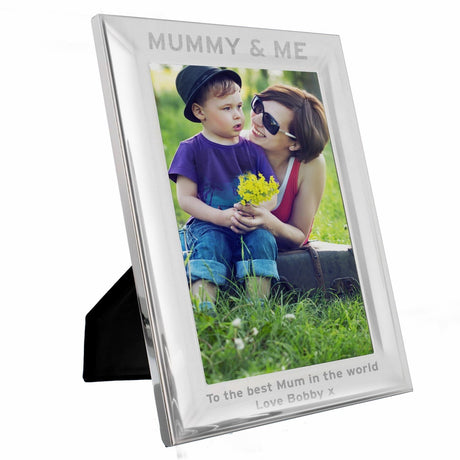 Personalised 5x7 Silver Photo Frame: 5 - Photo Frames By Gift Moments