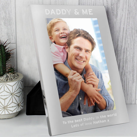 Personalised 5x7 Silver Photo Frame: 1 - Photo Frames By Gift Moments